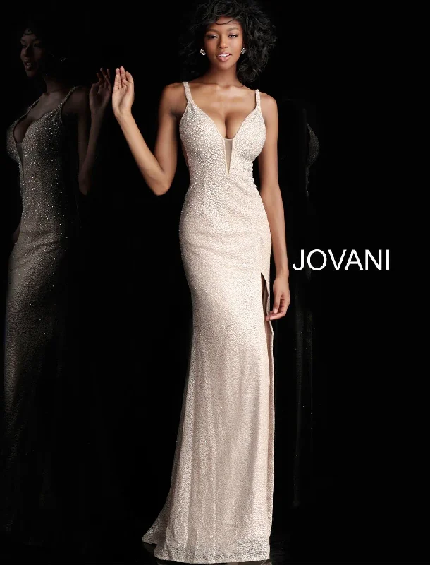 Party Dresses with Sequined Star Motifs and Sheer Sleeve for Ladies' Celestial and Elegant LookJovani 54802 Long Formal Prom Dress Party Dresses with Sequined Star Motifs and Sheer Sleeve for Ladies' Celestial and Elegant LookJovani 54802 Long Formal Prom Dress