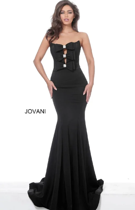Party Dresses with Sequined Hearts and Ruffled Hem and Satin and Lace Combo for Ladies' Romantic and Feminine LookJovani 00579 Sexy Formal Long Prom Dress Party Dresses with Sequined Hearts and Ruffled Hem and Satin and Lace Combo for Ladies' Romantic and Feminine LookJovani 00579 Sexy Formal Long Prom Dress