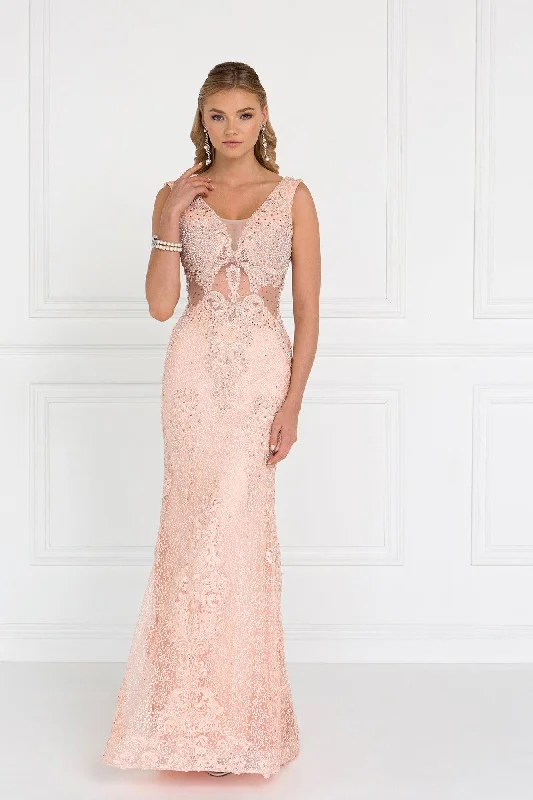 Party Dresses with Satin Trimmed Collar and Bow Back and Embroidered Skirt for Ladies' Classic and Intricate LookLong Formal Sleeveless Lace Mermaid Prom Dress Party Dresses with Satin Trimmed Collar and Bow Back and Embroidered Skirt for Ladies' Classic and Intricate LookLong Formal Sleeveless Lace Mermaid Prom Dress
