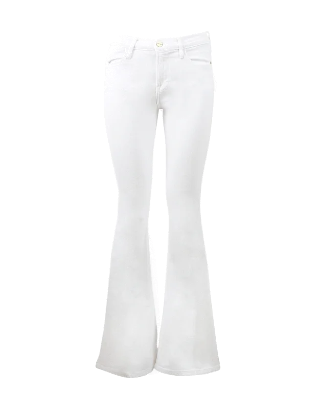 Moisture - wicking denim jeans for active wear and sportsLe High Flare Jean