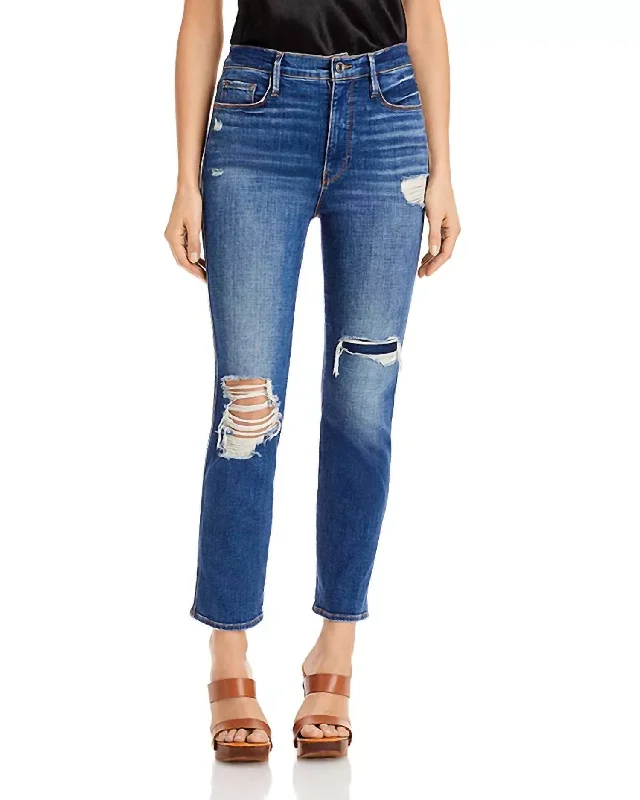 Denim jeans for a date when styled with a cute top and heels for a romantic lookLe Sylvie Jeans In Swoon