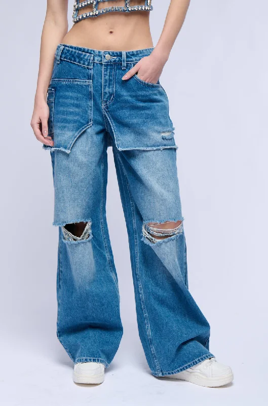 Quick - drying denim jeans for outdoor activities and travelLETS TAKE A MOMENT DENIM JEAN