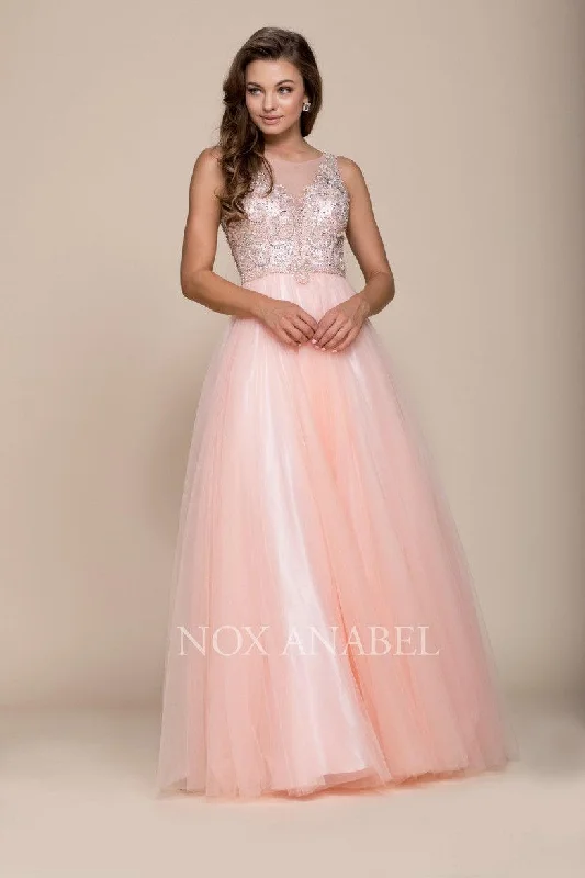 Party Dresses with Pleated Skirts and Lace Overlay for Ladies' Feminine and Timeless LookLong Evening Dress Formal Prom Gown Bashful Pink Party Dresses with Pleated Skirts and Lace Overlay for Ladies' Feminine and Timeless LookLong Evening Dress Formal Prom Gown Bashful Pink