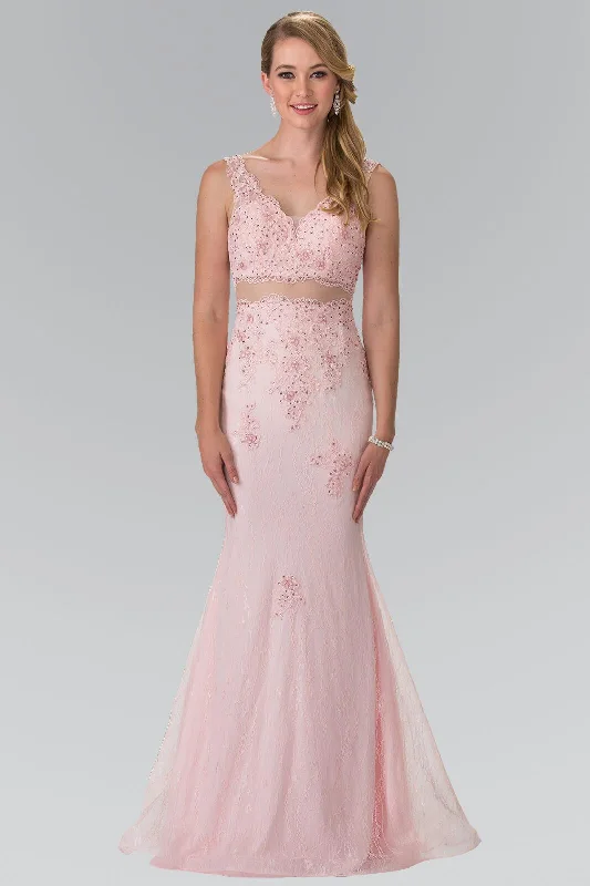 Party Dresses with Embroidered Tribal Patterns and Satin Sash and Beaded Waistband for Ladies' Cultural and Glamorous LookLong Formal Mock 2 Piece Blush Prom Dress Party Dresses with Embroidered Tribal Patterns and Satin Sash and Beaded Waistband for Ladies' Cultural and Glamorous LookLong Formal Mock 2 Piece Blush Prom Dress