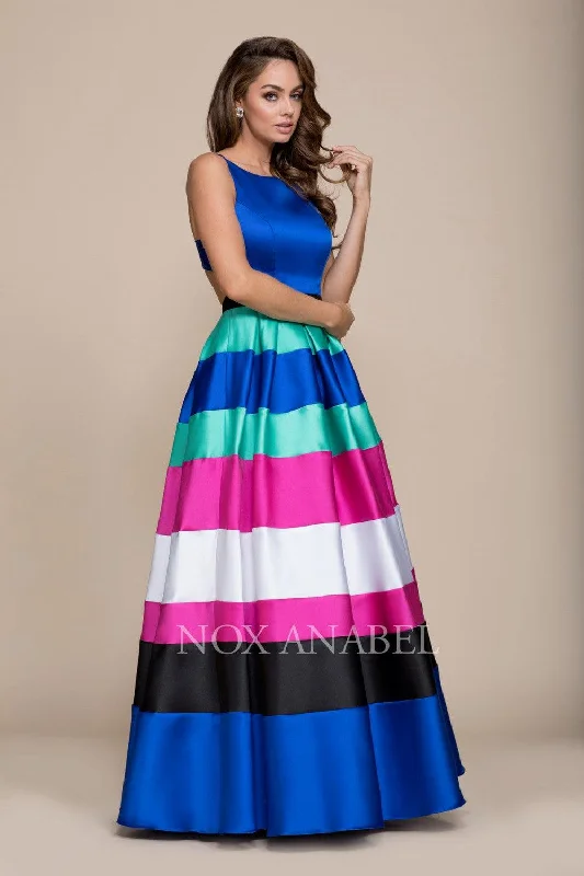 Party Dresses with Sequined Star Motifs and Sheer Sleeve and Ruffled Hem for Ladies' Celestial and Flirty LookLong Multi Colored Sexy Prom Dress Evening Gown Party Dresses with Sequined Star Motifs and Sheer Sleeve and Ruffled Hem for Ladies' Celestial and Flirty LookLong Multi Colored Sexy Prom Dress Evening Gown