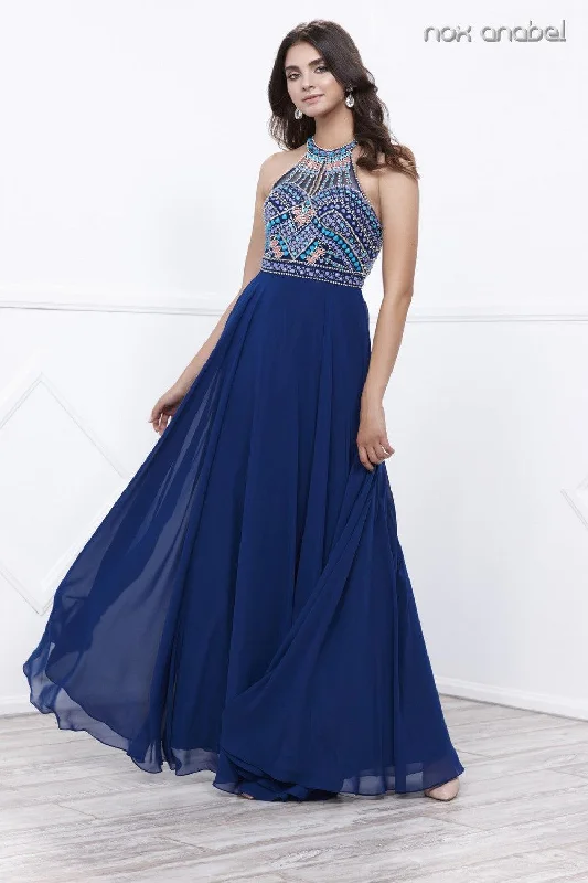 A Line Tulle Party Dresses for Ladies with Petite FiguresLong Open Back Prom Dress Evening Gown
