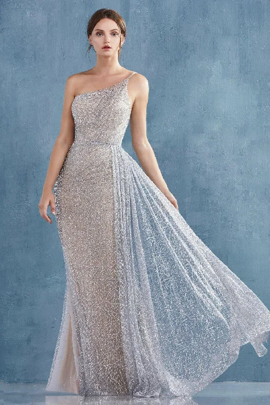 Party Dresses with Beaded Floral Wreath on the Bodice and High Low Hem for Ladies' Delicate and Dramatic LookAndrea & Leo CDA0975 Long Sexy Prom Dress Evening Gown Party Dresses with Beaded Floral Wreath on the Bodice and High Low Hem for Ladies' Delicate and Dramatic LookAndrea & Leo CDA0975 Long Sexy Prom Dress Evening Gown