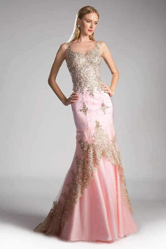 Party Dresses with Embroidered Floral Patterns and Tassel Hem for Ladies' Bohemian and Feminine LookCinderella Divine CD8980 Long Sleeveless Mermaid Prom Homecoming Dress Party Dresses with Embroidered Floral Patterns and Tassel Hem for Ladies' Bohemian and Feminine LookCinderella Divine CD8980 Long Sleeveless Mermaid Prom Homecoming Dress