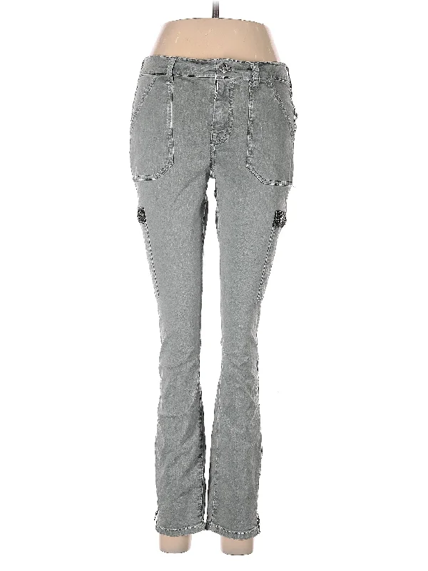 Denim jeans for a music festival with a bohemian - inspired outfitLow-Rise Bootleg Jeans