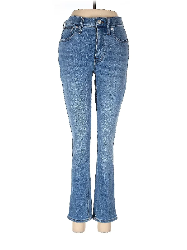 Denim jeans for a music festival with a bohemian - inspired outfitLow-Rise Bootleg Jeans in Light Wash