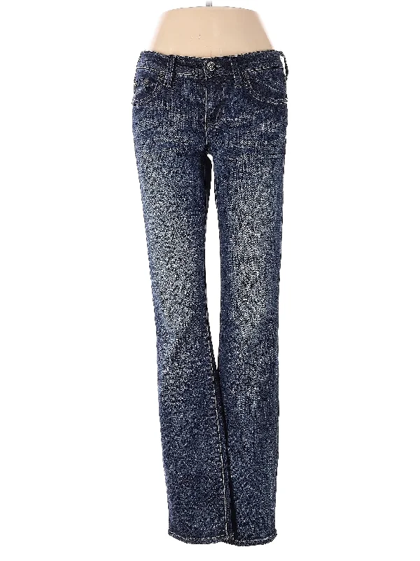 Belt - looped denim jeans with wide belt loops to fit statement beltsLow-Rise Bootleg Jeans in Medium Wash