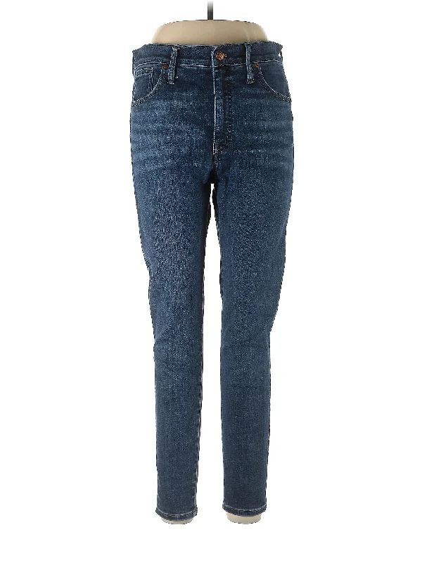 Denim jeans with a cuffed hem for a preppy and put - together appearanceLow-Rise Skinny Jeans in Dark Wash