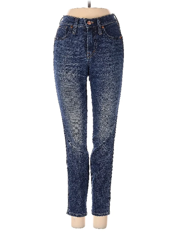Moisture - wicking denim jeans for active wear and sportsLow-Rise Straight-leg Jeans in Medium Wash