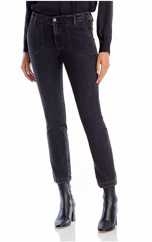 Slim - leg denim jeans to streamline the legs and create a sleek appearanceMayslie Straight Ankle Jean In Faded Stone Slim - leg denim jeans to streamline the legs and create a sleek appearanceMayslie Straight Ankle Jean In Faded Stone