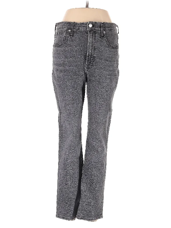 Denim jeans for a beach vacation when paired with a swimsuit cover - upMid-Rise Bootleg Jeans