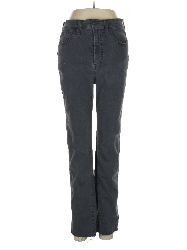 High - rise denim jeans with a tummy - control panel for a more comfortable fitMid-Rise Bootleg Jeans