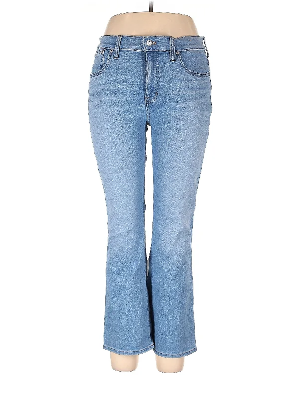 Heavy - duty denim jeans for durability and long - lasting wearMid-Rise Bootleg Jeans in Light Wash