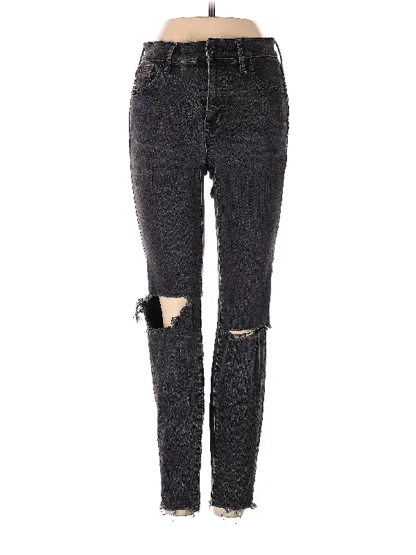 Dark - wash denim jeans with a sleek and sophisticated look for formal occasionsMid-Rise Skinny Jeans