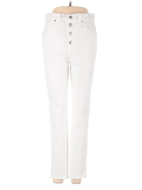 Denim jeans for a painting workshop for easy - to - clean fabricMid-Rise Straight-leg Jeans