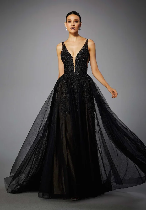 Wedding Dresses with Embroidered Stars and Sequined Dots and Sheer Sleeve and Belt and Embroidered Floral Patterns for a Celestial and Playful LookMorilee 5763 - Size 10 Wedding Dresses with Embroidered Stars and Sequined Dots and Sheer Sleeve and Belt and Embroidered Floral Patterns for a Celestial and Playful LookMorilee 5763 - Size 10