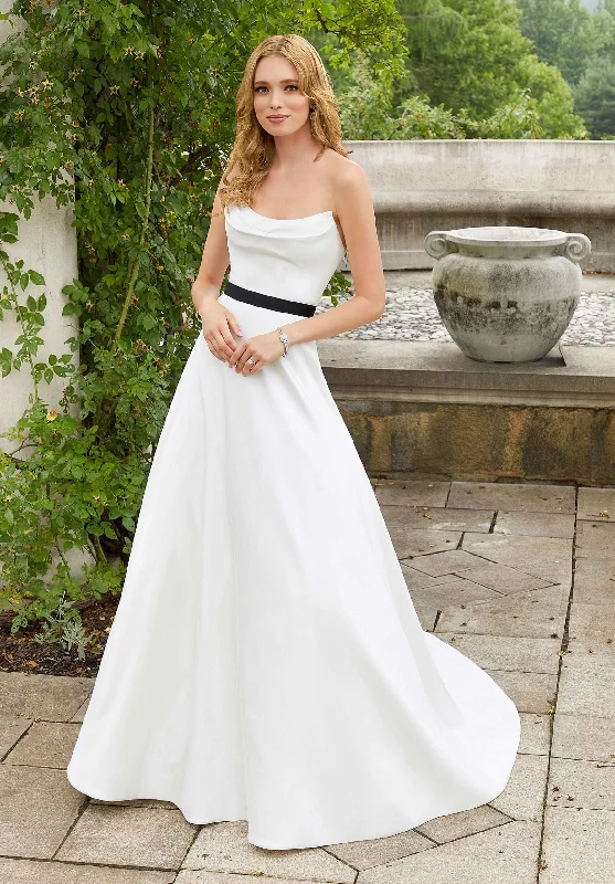 Long Sleeve Wedding Dresses with Pearl Buttons for a Classic AppealMorilee 5950 - Size 10 Long Sleeve Wedding Dresses with Pearl Buttons for a Classic AppealMorilee 5950 - Size 10