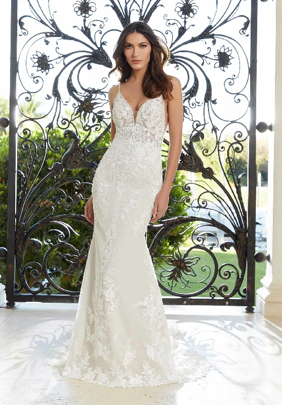 Wedding Dresses with Tiered Skirts and Bow Accents for a Girly AppealMorilee 5972 - Size 12 Wedding Dresses with Tiered Skirts and Bow Accents for a Girly AppealMorilee 5972 - Size 12