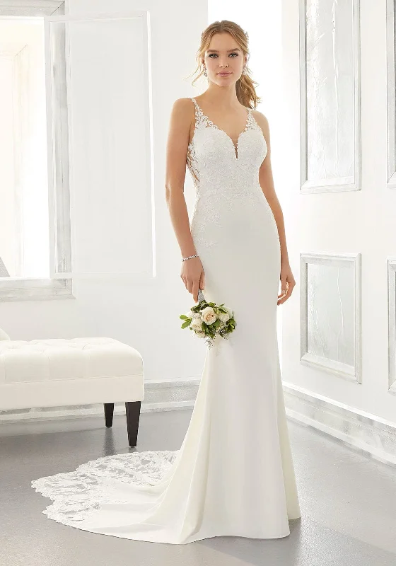 Plaid Wedding Dresses with Satin Trim and Bow for a Preppy StyleMorilee Annika - Size 14 Plaid Wedding Dresses with Satin Trim and Bow for a Preppy StyleMorilee Annika - Size 14