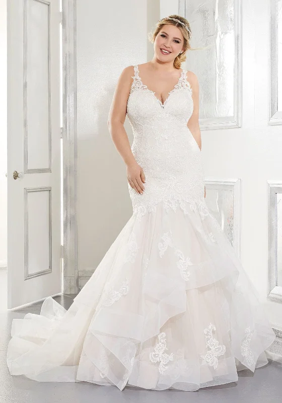 Empire Waist Wedding Dresses with Satin Ribbon for a Flattering FitMorilee Julietta 3306 - Size 22W Empire Waist Wedding Dresses with Satin Ribbon for a Flattering FitMorilee Julietta 3306 - Size 22W