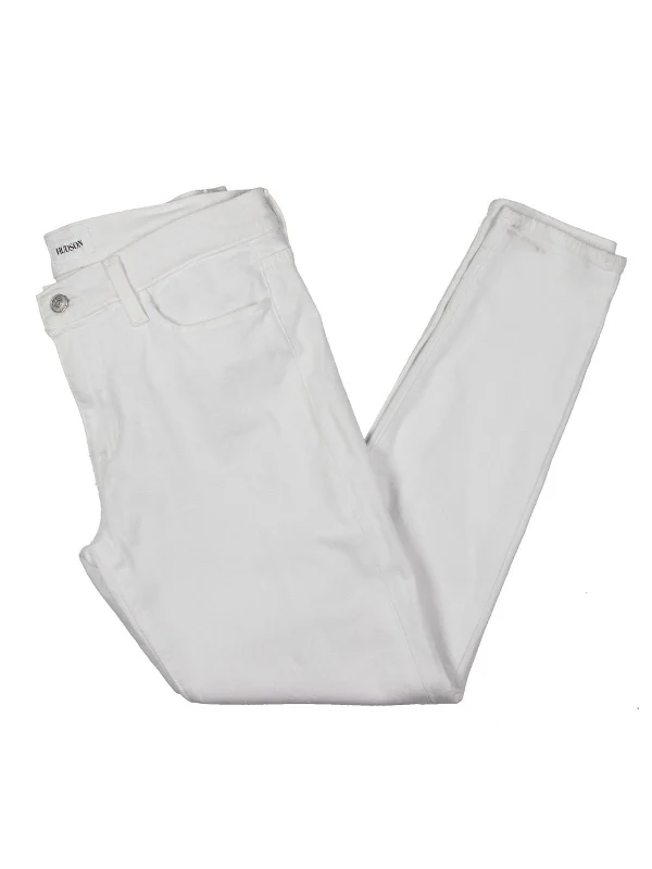 Boyfriend - style loose - fit denim jeans with a casual and laid - back vibeNatalie Womens Mid Rise Stretch Skinny Jeans