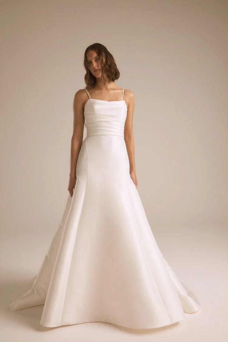 Wedding Dresses with Embroidered Floral Patterns and Tassel Hem and Sequined Bodice and Satin Sash for a Bohemian and Glamorous LookNouvelle Amsale Golda - Size 12 Wedding Dresses with Embroidered Floral Patterns and Tassel Hem and Sequined Bodice and Satin Sash for a Bohemian and Glamorous LookNouvelle Amsale Golda - Size 12