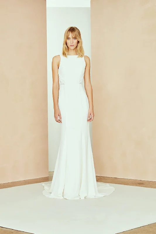 Wedding Dresses with Embroidered Stars and Sequined Dots and Sheer Sleeve and Belt and Embroidered Floral Patterns for a Celestial and Playful LookNouvelle Amsale Solana - Size 8 Wedding Dresses with Embroidered Stars and Sequined Dots and Sheer Sleeve and Belt and Embroidered Floral Patterns for a Celestial and Playful LookNouvelle Amsale Solana - Size 8
