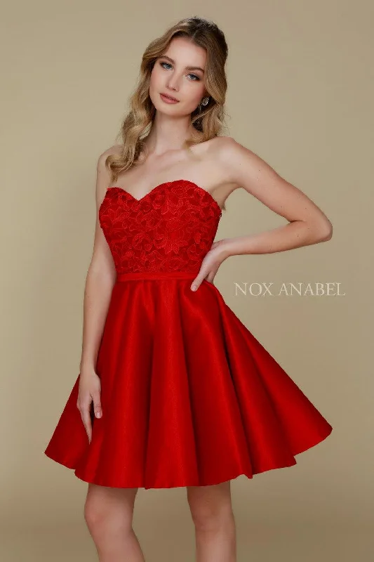 Sleeveless Party Dresses with Sequined Neckline for Ladies' Glamorous AppealShort Strapless Formal Prom Homecoming Dress Sleeveless Party Dresses with Sequined Neckline for Ladies' Glamorous AppealShort Strapless Formal Prom Homecoming Dress