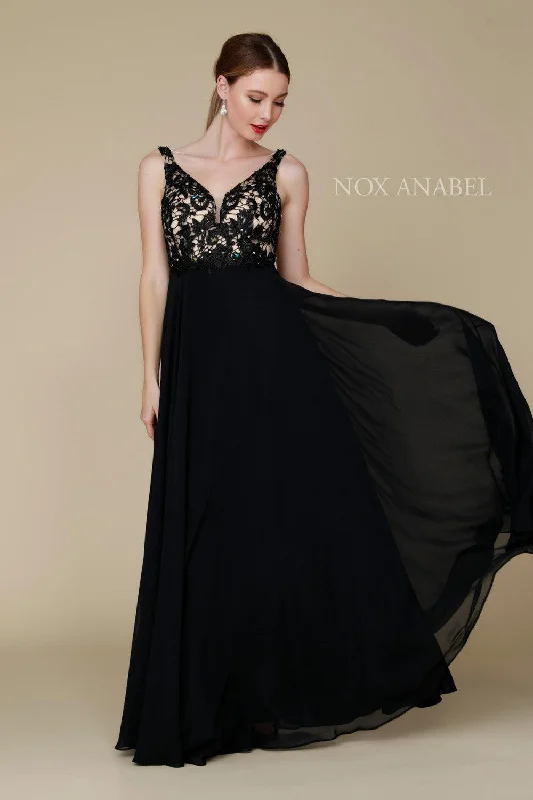 Party Dresses with Sequined Bodice and Chiffon Skirt for Ladies' Elegant ContrastLong Sleeveless V Neck Prom Dress Evening Gown Party Dresses with Sequined Bodice and Chiffon Skirt for Ladies' Elegant ContrastLong Sleeveless V Neck Prom Dress Evening Gown