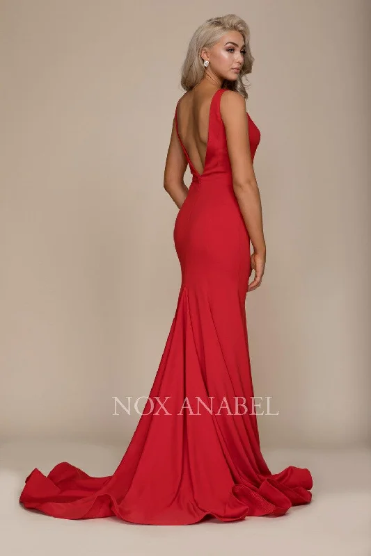 Party Dresses with Embroidered Stars and Sequined Dots and Sheer Sleeve for Ladies' Celestial and Elegant LookLong V Back Formal Prom Dress Evening Gown Party Dresses with Embroidered Stars and Sequined Dots and Sheer Sleeve for Ladies' Celestial and Elegant LookLong V Back Formal Prom Dress Evening Gown