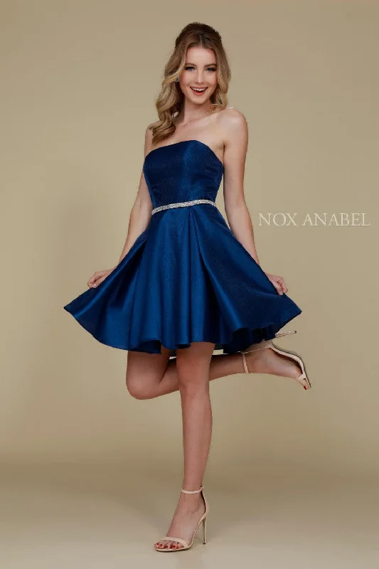 Elegant Long Sleeve Lace Party Dresses for Ladies' Formal EventsShort Satin Formal Prom Homecoming Dress with Pockets Elegant Long Sleeve Lace Party Dresses for Ladies' Formal EventsShort Satin Formal Prom Homecoming Dress with Pockets