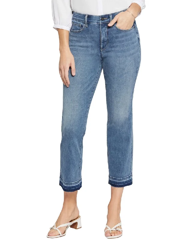Denim jeans for a sporty - casual outfit with a tennis shoe and a sporty topNYDJ High-Rise Marilyn Ankle Fantasy Jean