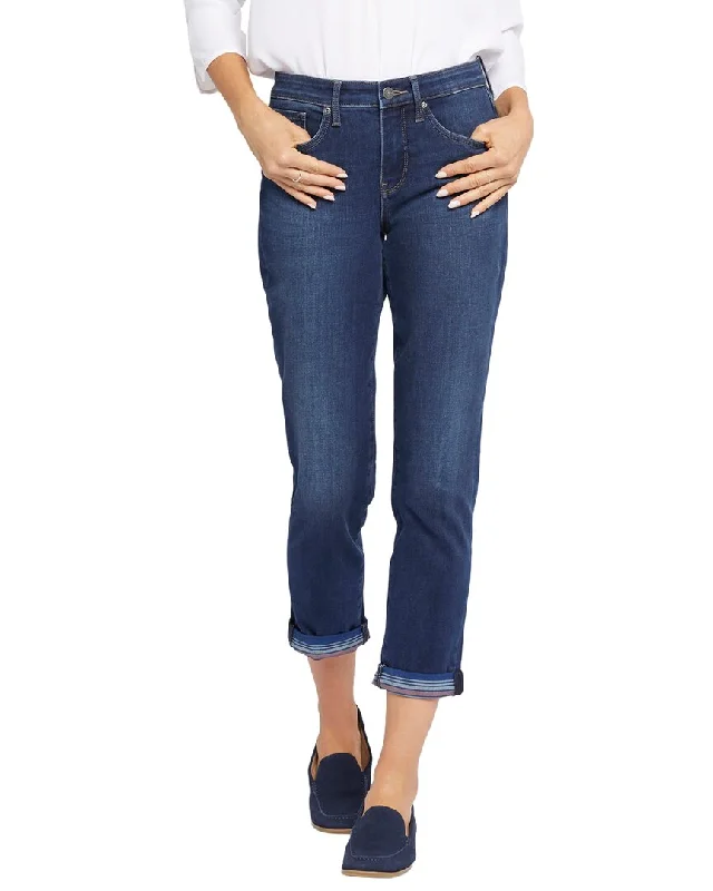 Denim jeans for a DIY project for a comfortable work outfitNYDJ Margot Blue Moon Girlfriend Jean