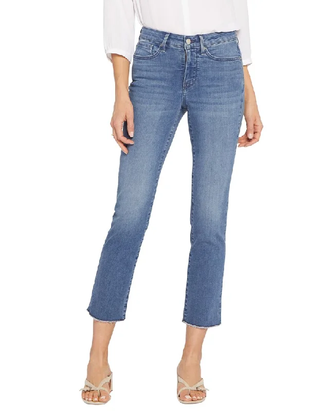 Denim jeans for a photography shoot for a trendy and edgy lookNYDJ Petite Sheri Sweetbay Relaxed Jean
