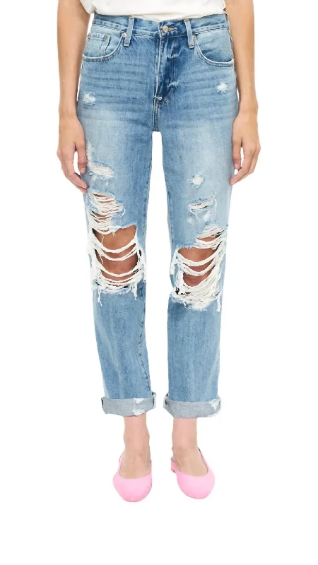 Denim jeans for petite body types with proportionate sizing and a flattering fitPresley Jeans In Rock Or Bust