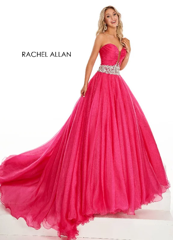 Chiffon Party Dresses with Embroidered Cuffs for Ladies' Elegant TouchRachel Allan Prom Long Dress Ball Gown Chiffon Party Dresses with Embroidered Cuffs for Ladies' Elegant TouchRachel Allan Prom Long Dress Ball Gown