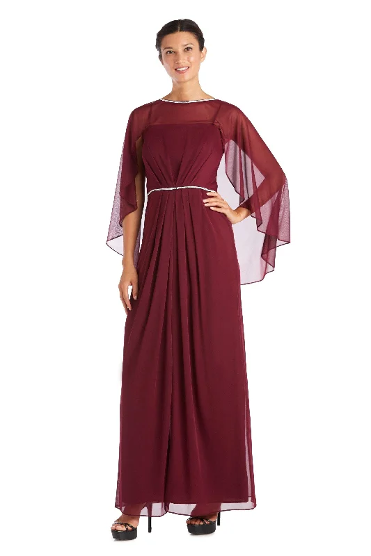 Party Dresses with Sheer Panels and Beaded Trim and Embroidered Paisley Patterns for Ladies' Sultry and Exotic LookR&M Richards 2461 Long Mother Of Bride Chiffon Gown Party Dresses with Sheer Panels and Beaded Trim and Embroidered Paisley Patterns for Ladies' Sultry and Exotic LookR&M Richards 2461 Long Mother Of Bride Chiffon Gown