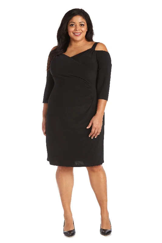 A Line Tulle Party Dresses for Ladies with Petite FiguresR&M Richards 7757W Mother Of The Bride Short Dress