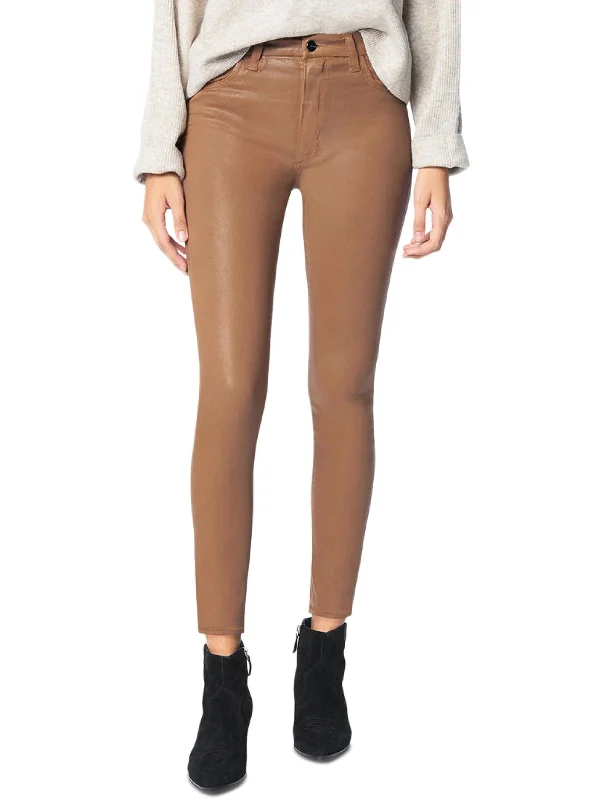 Denim jeans for a snowboarding trip with appropriate layeringThe Charlie Womens High Rise Ankle Skinny Jeans