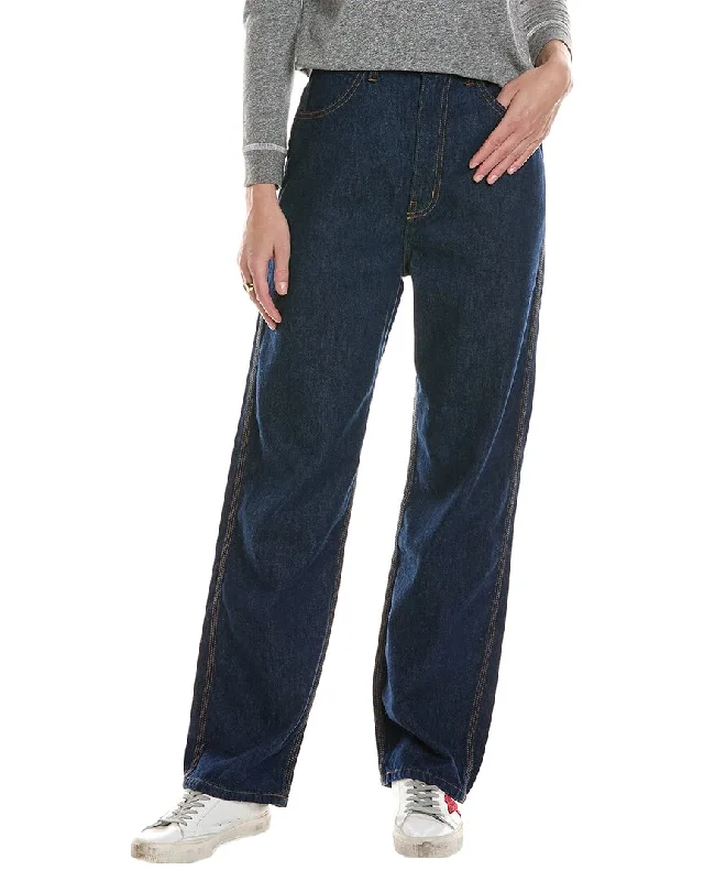 Lightweight denim jeans for warm seasons like summerTHE GREAT The Miner Rinse Wash Jean
