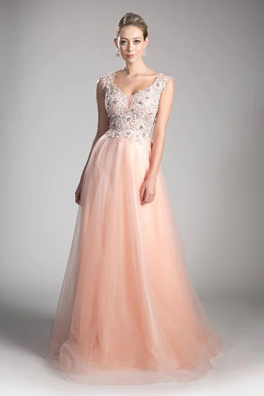Plus Size Sequined Maxi Party Dresses for Curvy LadiesCinderella Divine KV1015 Long Open Back Prom Dress Formal Ball Gown Plus Size Sequined Maxi Party Dresses for Curvy LadiesCinderella Divine KV1015 Long Open Back Prom Dress Formal Ball Gown
