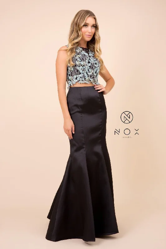 Short Sleeve Floral Print Party Dresses for Ladies' Spring PartiesLong Two Piece Mermaid Prom Dress Evening Gown