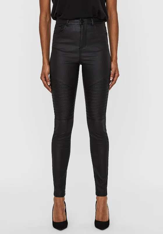 Denim jeans for a school event such as a sports day or field tripVero Moda Sophia High Rise Skinny Biker Jeans, Black