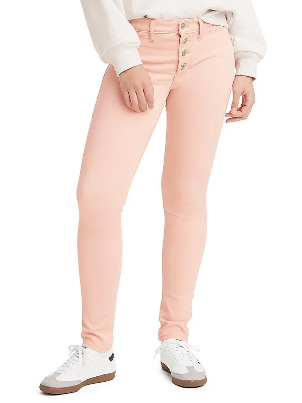 Polyester blend wide leg pants for women in a durable and stylish style311 Womens Mid-Rise Shaping Skinny Jeans