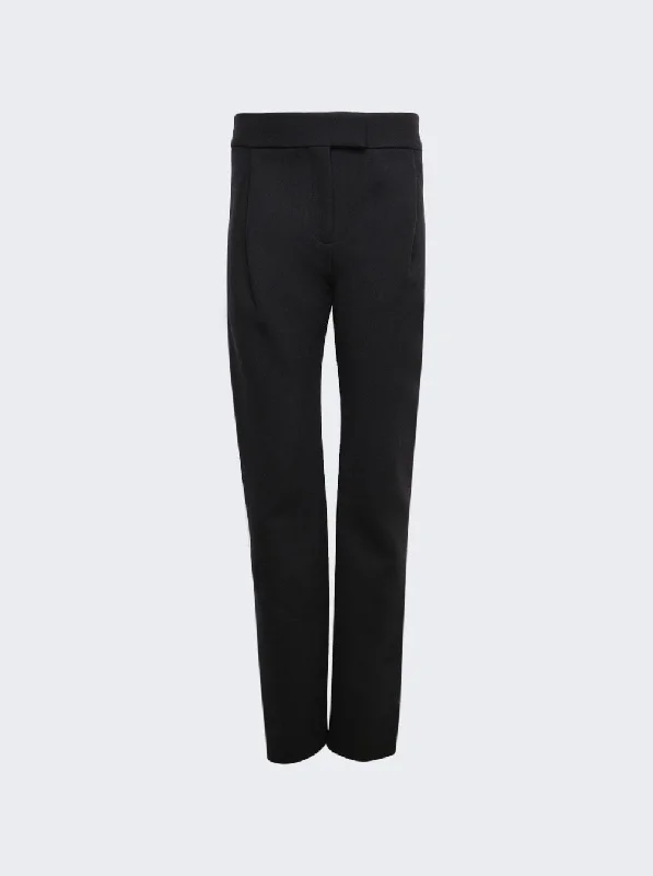 Linen blend cigarette pants for women in a breezy and modern styleAdair Pants Black