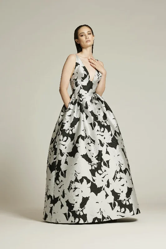 Beaded Party Dresses with Tulle Skirt for Ladies' Formal DancesAudrey+Brooks 6416